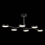 Люстра на штанге EVOLUCE Monta SLE6004-402-06 цвет плафона/подвески Белый, Черный, цвет арматуры Черный-4