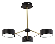 Люстра на штанге EVOLUCE Valle SLE6005-402-03 цвет черный-1