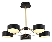 Люстра на штанге EVOLUCE Valle SLE6005-402-05 цвет черный-1