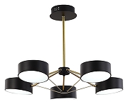 Люстра на штанге EVOLUCE Valle SLE6005-402-05 цвет черный-2