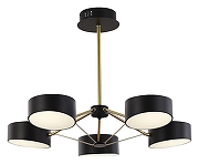 Люстра на штанге EVOLUCE Valle SLE6005-402-05 цвет черный-3