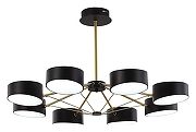 Люстра на штанге EVOLUCE Valle SLE6005-402-08 цвет черный-2