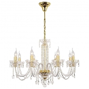 Люстра Arti Lampadari Sofia Sofia E 1.1.8.600 G цвет плафона/подвески Прозрачный, цвет арматуры Золото-1