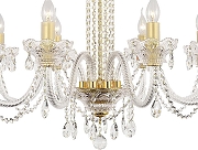 Люстра Arti Lampadari Sofia Sofia E 1.1.8.600 G цвет плафона/подвески Прозрачный, цвет арматуры Золото-3