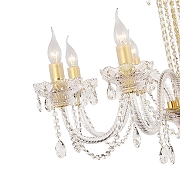 Люстра Arti Lampadari Sofia Sofia E 1.1.8.600 G цвет плафона/подвески Прозрачный, цвет арматуры Золото-4