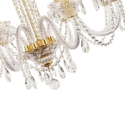 Люстра Arti Lampadari Sofia Sofia E 1.1.8.600 G цвет плафона/подвески Прозрачный, цвет арматуры Золото-5