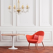 Люстра Arti Lampadari Sofia Sofia E 1.1.8.600 G цвет плафона/подвески Прозрачный, цвет арматуры Золото-6