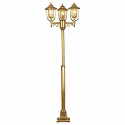 Фонарный столб Covali SP-52135 цвет плафона/подвески Прозрачный, цвет арматуры Латунь