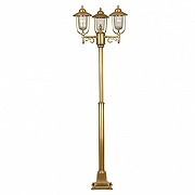 Фонарный столб Covali SP-52135 цвет плафона/подвески Прозрачный, цвет арматуры Латунь-1