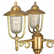 Фонарный столб Covali SP-52135 цвет плафона/подвески Прозрачный, цвет арматуры Латунь-2