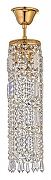 Люстра на штанге Arti Lampadari Stella Gold Stella E 1.3.10.101 G цвет плафона/подвески Прозрачный, цвет арматуры Золото
