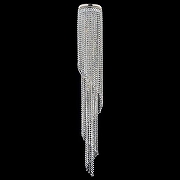 Люстра Arti Lampadari Stella Nickel Stella E 1.3.20.505 N цвет плафона/подвески Прозрачный, цвет арматуры Никель-1