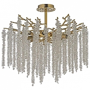 Люстра на штанге Dio D’Arte Tavenna Gold Tavenna H 1.3.60.100 G цвет плафона/подвески Прозрачный, цвет арматуры Золото