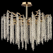 Люстра на штанге Dio D’Arte Tavenna Gold Tavenna H 1.3.60.100 G цвет плафона/подвески Прозрачный, цвет арматуры Золото-1