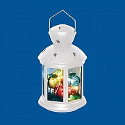 Фонарь новогодний Uniel ULD-L1220 UL-00005490 цвет плафона/подвески Прозрачный, цвет арматуры Белый-1