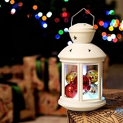 Фонарь новогодний Uniel ULD-L1220 UL-00005490 цвет плафона/подвески Прозрачный, цвет арматуры Белый-4