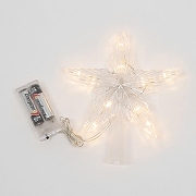 Верхушка на елку Uniel Звезда-2 UL-00005761 цвет арматуры Прозрачный-2