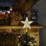 Верхушка на елку Uniel Звезда-2 UL-00005761 цвет арматуры Прозрачный-9