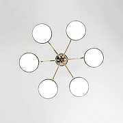 Люстра Imperiumloft TAVIS TAVIS01 цвет плафона/подвески Белый, цвет арматуры Серый-1