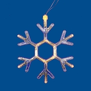 Снежинка световая Uniel Снежинка UL-00007251 цвет арматуры Прозрачный