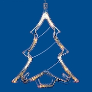 Ель световая Uniel Ёлочка UL-00007254 цвет арматуры Прозрачный