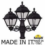 Фонарный столб Fumagalli Cefa U23.156.S21.AXF1R цвет плафона/подвески Прозрачный, цвет арматуры Черный-1