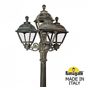 Фонарный столб Fumagalli Cefa U23.156.S31.BXF1R цвет плафона/подвески Прозрачный, цвет арматуры Бронза-1