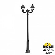 Фонарный столб Fumagalli Cefa U23.157.R20.AXF1R цвет плафона/подвески Прозрачный, цвет арматуры Черный-2