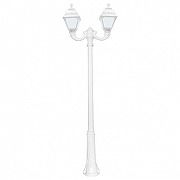 Фонарный столб Fumagalli Cefa U23.157.R20.WYF1R цвет плафона/подвески Опал, цвет арматуры Белый