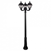 Фонарный столб Fumagalli Cefa U23.157.R30.AXF1R цвет плафона/подвески Прозрачный, цвет арматуры Черный