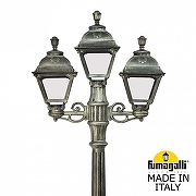 Фонарный столб Fumagalli Cefa U23.157.S21.BXF1R цвет плафона/подвески Прозрачный, цвет арматуры Бронза-1