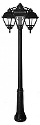 Фонарный столб Fumagalli Cefa U23.157.S30.AXF1RDN цвет плафона/подвески Прозрачный, цвет арматуры Черный