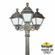 Фонарный столб Fumagalli Cefa U23.157.S30.BYF1R цвет плафона/подвески Прозрачный, цвет арматуры Бронза-1