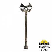 Фонарный столб Fumagalli Cefa U23.157.S30.BYF1R цвет плафона/подвески Прозрачный, цвет арматуры Бронза-2