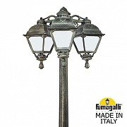 Фонарный столб Fumagalli Cefa U23.157.S30.BYF1RDN цвет плафона/подвески Прозрачный, цвет арматуры Бронза-1