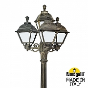 Фонарный столб Fumagalli Cefa U23.157.S31.BYF1R цвет плафона/подвески Прозрачный, цвет арматуры Бронза-1