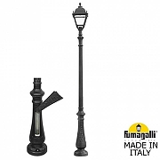Фонарный столб Fumagalli Simon U33.202.000.AXH27 цвет плафона/подвески Прозрачный, цвет арматуры Черный-1