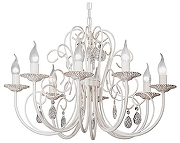 Люстра Vitaluce V1398 V1398/8 цвет плафона/подвески Прозрачный, цвет арматуры Бежевый