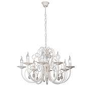 Люстра Vitaluce V1398 V1398/8 цвет плафона/подвески Прозрачный, цвет арматуры Бежевый-1