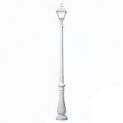 Фонарный столб Fumagalli Cefa U23.202.000.WXF1R цвет плафона/подвески Прозрачный, цвет арматуры Белый