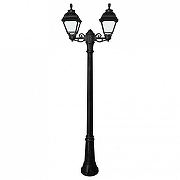 Фонарный столб Fumagalli Cefa U23.202.R20.AYF1R цвет плафона/подвески Опал, цвет арматуры Черный