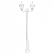 Фонарный столб Fumagalli Cefa U23.202.R20.WYF1R цвет плафона/подвески Опал, цвет арматуры Белый