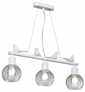 Люстра Vitaluce V1797-0/3S цвет плафона/подвески Прозрачный, цвет арматуры Белый-1