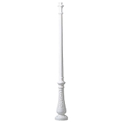 Фонарный столб Fumagalli Cefa U23.202.S20.WXF1R цвет плафона/подвески Прозрачный, цвет арматуры Белый-3