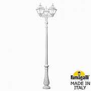Фонарный столб Fumagalli Cefa U23.202.S30.WXF1R цвет плафона/подвески Прозрачный, цвет арматуры Белый