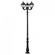 Фонарный столб Fumagalli Cefa U23.205.R30.AXF1R цвет плафона/подвески Прозрачный, цвет арматуры Черный