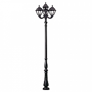 Фонарный столб Fumagalli Cefa U23.205.R31.AXF1R цвет плафона/подвески Прозрачный, цвет арматуры Черный