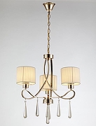 Люстра Moderli Chilly V2572-3P цвет плафона/подвески Белый, цвет арматуры Золото-1