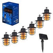 Гирлянда на солнечных батареях Uniel USL-S UL-00006558 цвет плафона/подвески Белый, Черный, цвет арматуры Черный-5