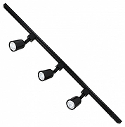 Трековый светильник Volpe ULB-Q292 UL-00006780 цвет плафона/подвески Черный, цвет арматуры Черный